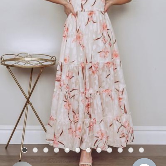 Blue Floral maxi SOLD - Picture 13 of 14